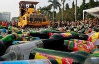 Loh! Puluhan Karton Miras Sitaan Bea Cukai Pekanbaru kok Bisa Hilang?